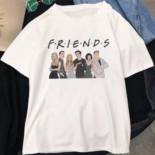 Friend Tv Show Women Femme Clothes T Shirt Female T-shirt T-shirt Top Tee Shirts Harajuku Summer Tshirt Grunge Streetwear Tees