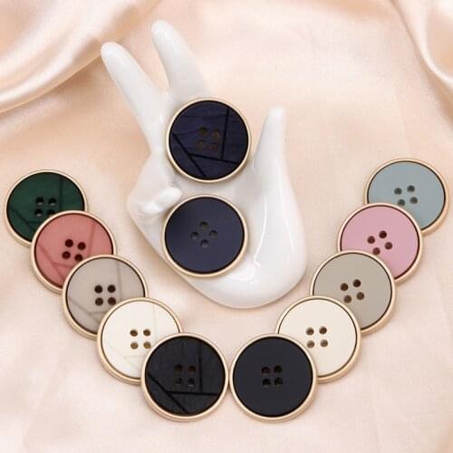 10pcs/Lot Sewing for Needlework Metal Shank Buttons Metal Buttons Shirt Diy Manualidades Accessories Decoration