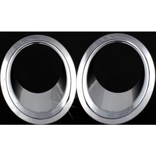 2 Pcs Brand New ABS Chrome Car Front Fog Light Lamp Cover Trims For TOYOTA PRADO 2010-2017 Car Styling Auto Accessories