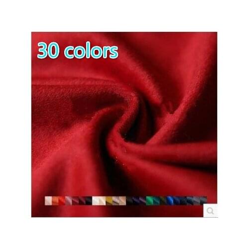 41 colors double wool cashmere fabric meter 150 cm fine wool fabric winter coat cloak thick cashmere fabric wholesale wool cloth