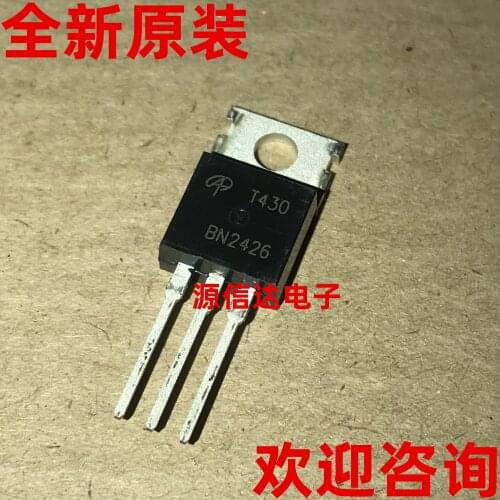 New original AOT430 T430 80A 75V TO-220 inverter FET imported from stock