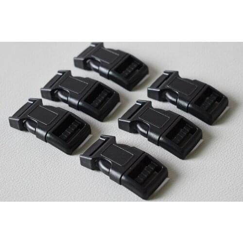 50 pcs 15mm plastic release buckles DIY bag backpack pet supplies aaccessories sliderswebbing strap backpack dog collar garment