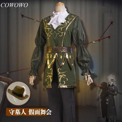 Anime! Identity V Andrew Kreiss Masked Ball Game Suit Uniform Cosplay Costume Halloween Party Role Play Outfit For Men 2021 NEW