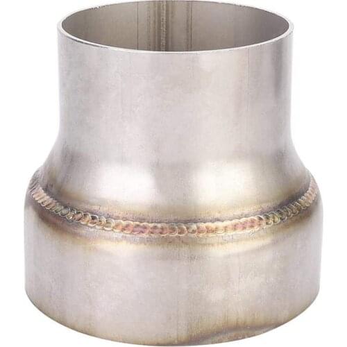 AU05 -Piping Exhaust Reducer, 3 Inch to 4 Inch Turbo/Exhaust Reducer Adapter Pipe Stainless Steel Universal for Car Auto Truck