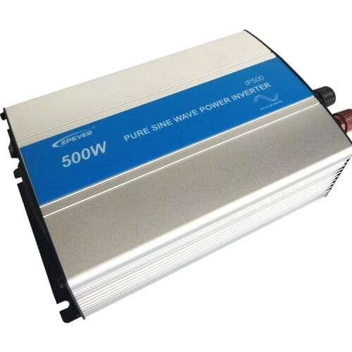 EPever EPsolar 500W 12V 24VDC to 110V 220VAC Off Grid Tie Inverter Pure Sine Wave For Solar System IP-500W