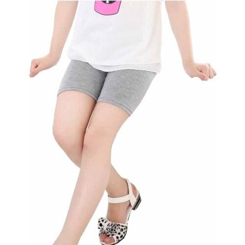 Ywstt Hot sale New girls summer Bamboo fiber short leggings lace safety 5 minutes of pants sport short legging fitness trouses