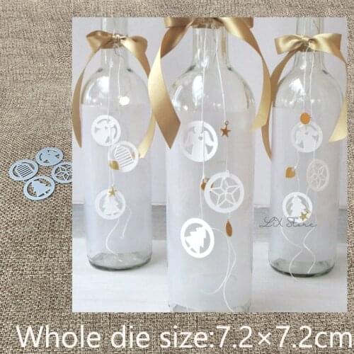 XLDesign Craft Metal Cutting Die cut dies 4pcs Angel house tree star circle scrapbook Album Paper Card Craft Embossing die cuts