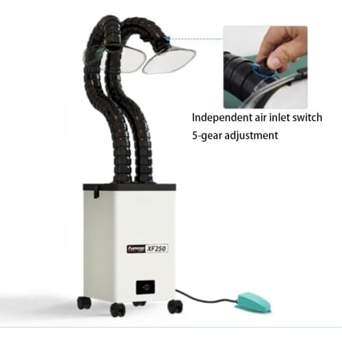 Soldering smoke purifier mobile soldering iron smoke laser marking equipment small welding smoke purifier