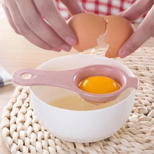 Egg White Yolk Separator Household Egg Divider Kitchen Cooking Egg Tool Filter Egg Separator Cooking Gadgets Kitchen Accessories
