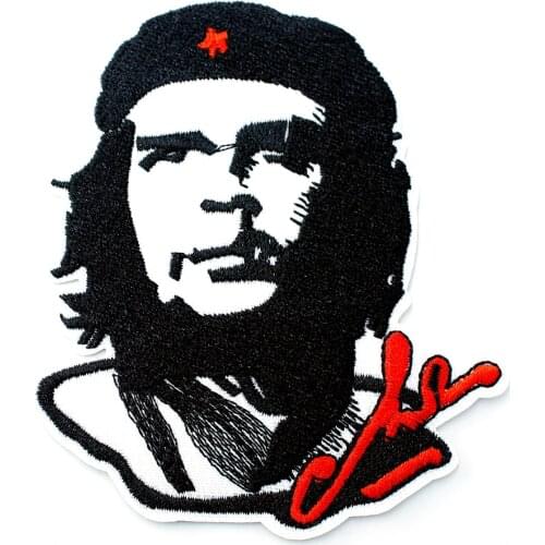 Che Guevara Size:8.0x9.3cm DIY Badges Patch Jeans Bag Hat Clothes Apparel Sewing Decoration Applique Badge Patches Accessories