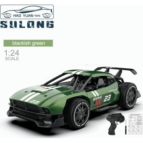 SULONG 1:24 ToysRace Car Shining for Children 2.4G 4CH High Speed Electric Mini Rc Drift Driving Car RC Cars Radio Control 216
