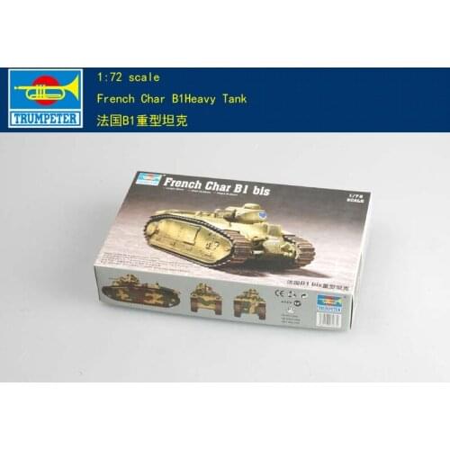 Trumpeter 07249 1/72 Scale French Char BI Bis Heavy Tank Static Armor Model Kit TH05496-SMT6