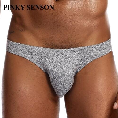 Pinkysenson men briefs men underwear male sexy underpants fashion homme panties shorts