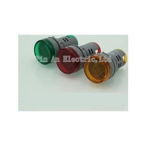 22mm voltmeter AC50~600V volt gauge voltage meter volt meter Indicator lamp voltage meter