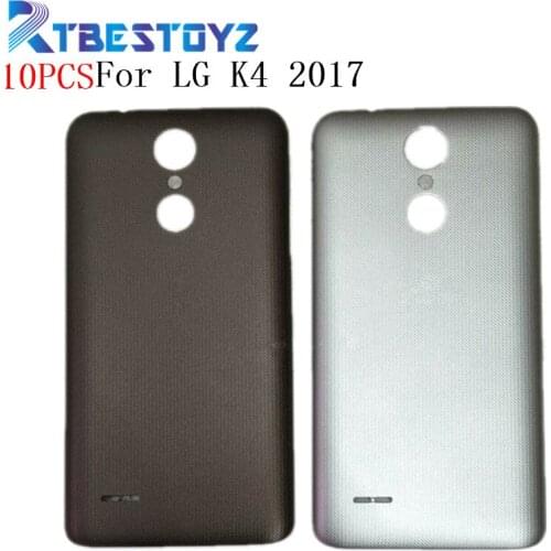 10PCS/Lot Battery Back Cover For LG K4 2017 Phoenix 3 M150 M160 M153 Back Battery Cover Rear Door Housing Case With Logo