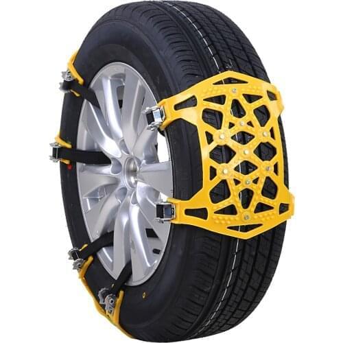 1PC Winter Truck Car Easy Installation Snow Chain Tire Anti-skid Belt Thicker TPU Snow Chains Universal Car Suit Tyre General