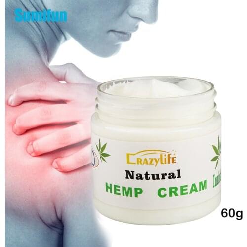 60g Sumifun Herbal Extract Analgesia Cream Lumbar Knee Neck Body Relief Pain Ointment Refreshing Muscle Massage Plaster P0168