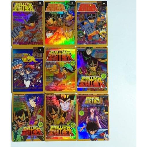9pcs/set Saint Seiya Theater version Toys Hobbies Hobby Collectibles Game Collection Anime Cards