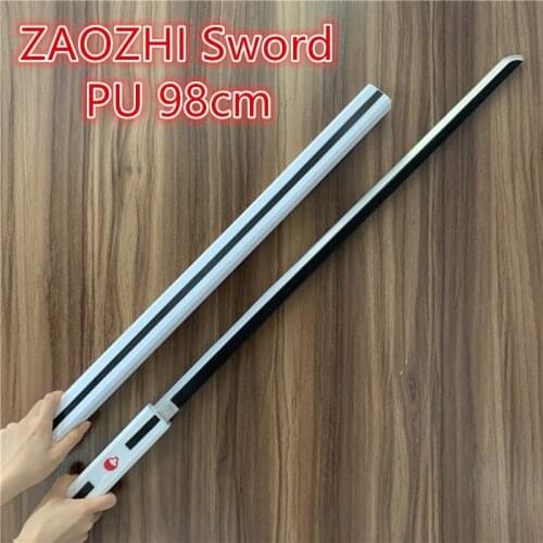 98cm Cosplay Anime Katana New Style Black ZAOZHI Sword Snake Sword Ninja Weapon Prop Role Playing Weapon Model Wood Prop