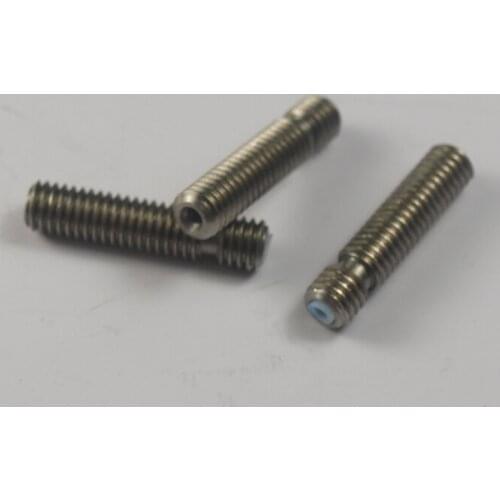 3D printer accessory Maker 4mm PTFE Thermal barrier pipe stainless steel M6*26 MK top quality