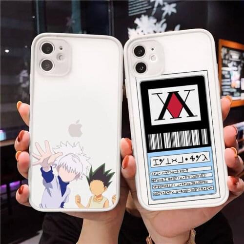 HUNTER x HUNTER HxH Gon Killua Anime Phone Cases Matte For iPhone 12 Mini 11 Pro XR XS Max 7 8 Plus X Hard PC Back Cover
