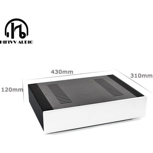 All aluminum (no hole) pure rear class power amplifier Deluxe case Chassis 430mm*310mm*120mm 330*297*112mm
