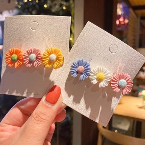 Children Fashion Daisy Hair Clip Girl Cute Duckbill Barrettes