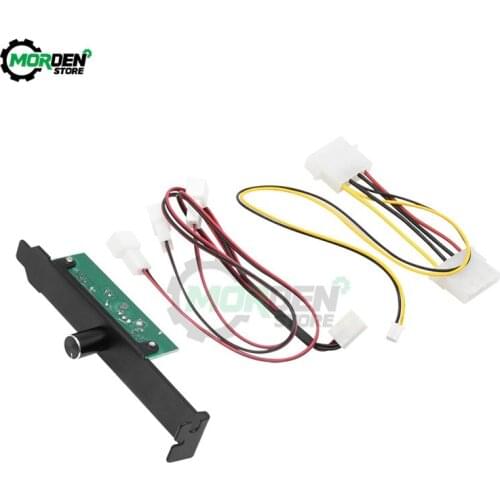 New 1Pc 3 Channels PC Cooler Cooling Fan Speed Controller for CPU Case HDD VGA Fan Dropship