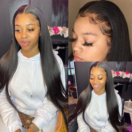 Luvin T part Lace wig Brazilian Glueless Body Wave Burgundy 99J Highlight Colored Human Hair Wig Pre Plucked Baby Hair For Women