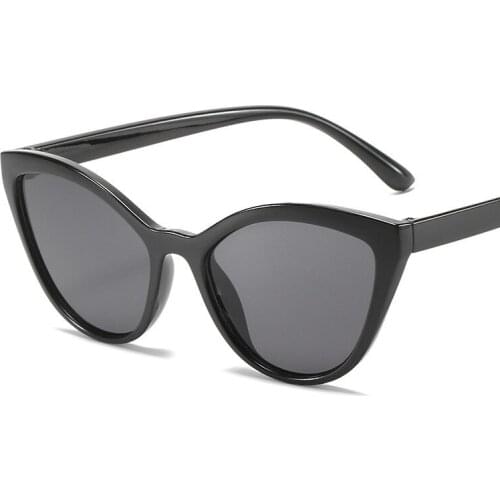 2021 New Fashion Cat Eye Woman Sunglasses Men Vintage Trendy Plastic Sun Glasses Classic Brand Design Eyewear Frame Uv400