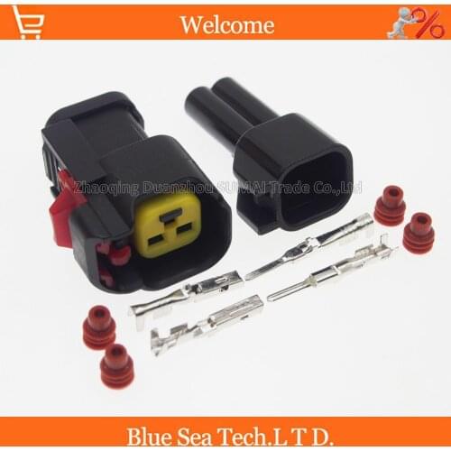 Sample,2 sets 2Pin Oil nozzle plug,Car Speaker / horn plug,Car waterproof electrical connector kits for Ford Chevrolet car etc