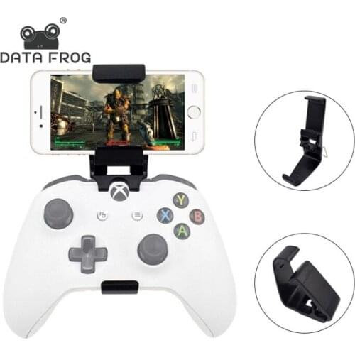 Data Frog Phone Stand Mount Hand Grip For Xbox ONE Slim/S Game Controller Gamepad Stands For Xiaomi Iphone X 6 7 8 Plus Holder