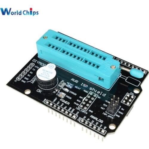 AVR ISP Shield Burning Bootloader Programmer Atmega328P Bootloader Module With Buzzer And LED Indicator for Arduino UNO R3