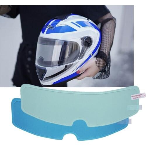 Helmet Clear Anti-Fog Patch Film Motorcycle Helmet Lens Fog Resistant Rainproof Rain Resistant Films