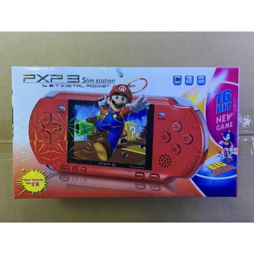 PXP3 Game Console Handheld Portable 16 Bit Retro Children Kids MD2700 Video Game Palyer Built-in 150 Games