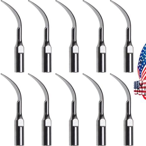 10PC Dental Scaling Insert Tip GD1 for SATELEC DTE Ultrasonic Scaler SKYSEA TIPP
