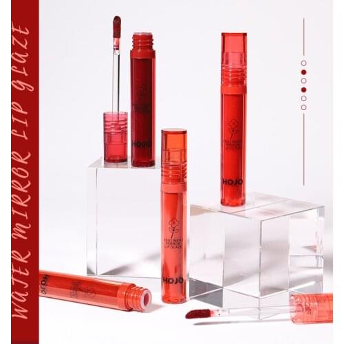 4colors Lip Gloss Translucent Mirror Lip Glaze Moisturizing Nutriting Non-stick Cup Not Easy Fade Lipstick Beauty Cosmetic TSLM1