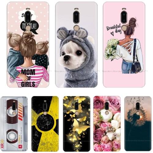 For Meizu Note 8 Case Note8 Soft TPU Silicon Funda Back Cover for Meizu Note 8 Case Note8 Cover Rose Print Phone Case Coque Para
