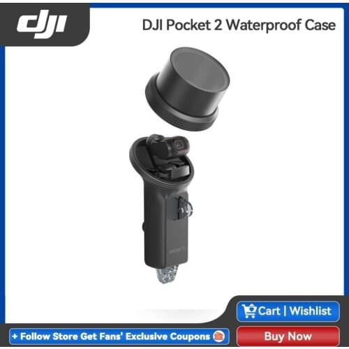 DJI Pocket 2 Waterproof Case Pocket 2 Accessories Waterproof at Depths of up to 60m Capture High-Quality under Water Images