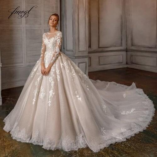 FMOGL Long Sleeve Wedding Dresses