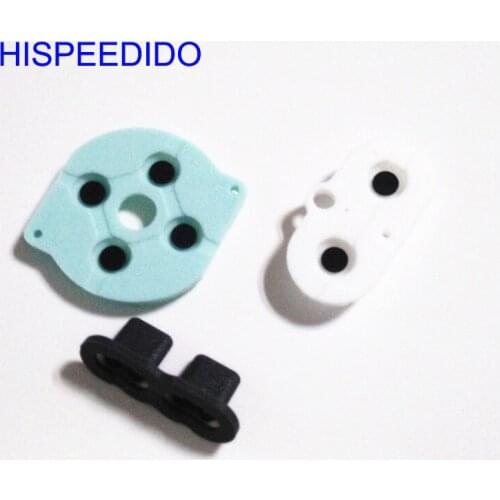 HISPEEDIDO 50sets/lot High Quality For Gameboy Pocket GBP Repair Silicon Conductive Buttons Rubber Pads