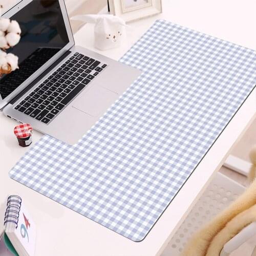 Gaming Mouse Pad Check Pattern Rubber Non Slip Base Smooth Surface Suitable For Computers And Desks Gaming Mouse Pad Table Mat