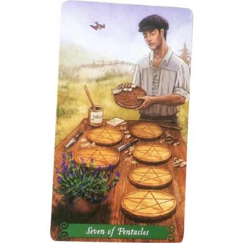 78 Tarot Cards The Green Witch Tarot Deck Board Games English For Family Gift Party Playing Card Game Entertainment