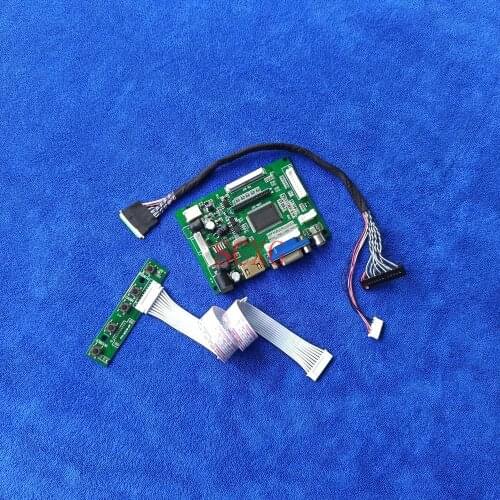 Fit B133XW01/B133XW02 60Hz WLED DIY Kit LVDS 40 Pin VGA AV HDMI-compatible panel LCD monitor controller drive board 1366*768