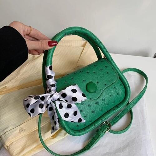 Ribbon Square Tote bag 2021 Summer New High-quality PU Leather Womens Designer Handbag Luxury brand Shoulder Messenger Bag