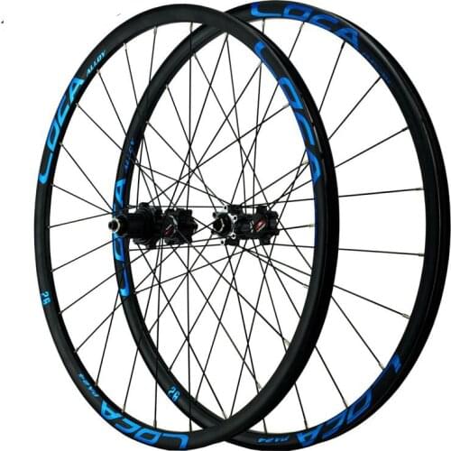 Mtb 26"27.5"29" Wheels 700C Road Wheelset Micro Spline 24H 6 Bolts Disc Brake 4 Bearing Hub MS 12 Speed QR F9X100 R9X135mm