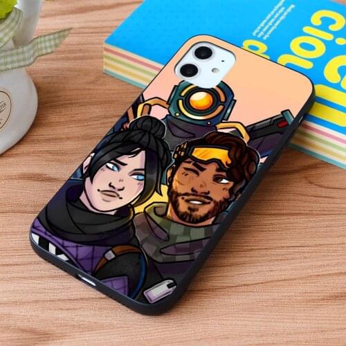 For iPhone Wraith, Mirage and Pathfinder Squad Soft TPU border Apple iPhone Case