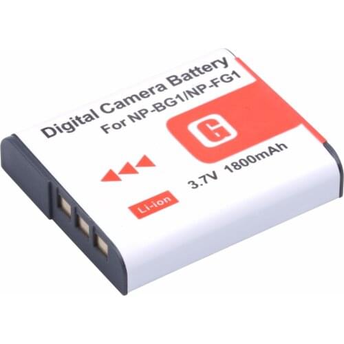 PROBTY 1pcs 1800mAh NP-BG1 NP BG1 NPBG1 Battery for SONY Cyber-shot DSC-H3 DSC-H7 DSC-H9 DSC-H10 DSC-H20 DSC-H50 DSC-H55 DSC-H70