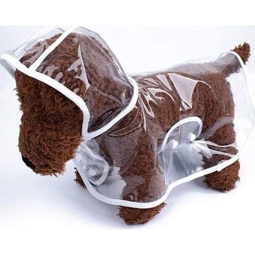 French Bulldog Transparent Raincoat Pet Dog Clothes for Small Dogs Clothing Chihuahua Waterproof Hoodies Dog Accessories PC1570