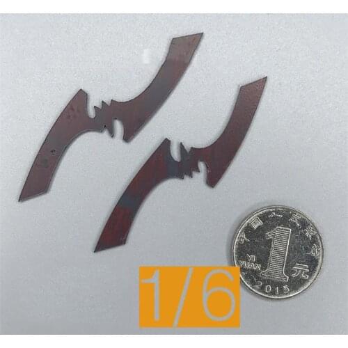 For Fans Collection 1/6 Scale A Pair Of Bat Darts Death Metal Laughing Bat Syringe For 12 Inch Doll Accessories Props